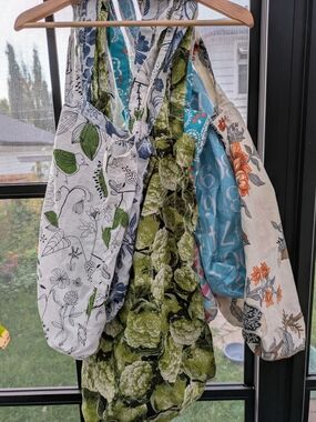 More Upcycled Cotton Tote Bags